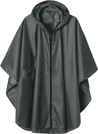SaphiRose Unisex Rain Poncho Raincoat Hooded for Adults Women - 61ucfe6dnul._ac_sy550_